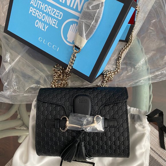 Gucci Micro Guccissima Margaux Black Leather bag - Picture 3 of 8